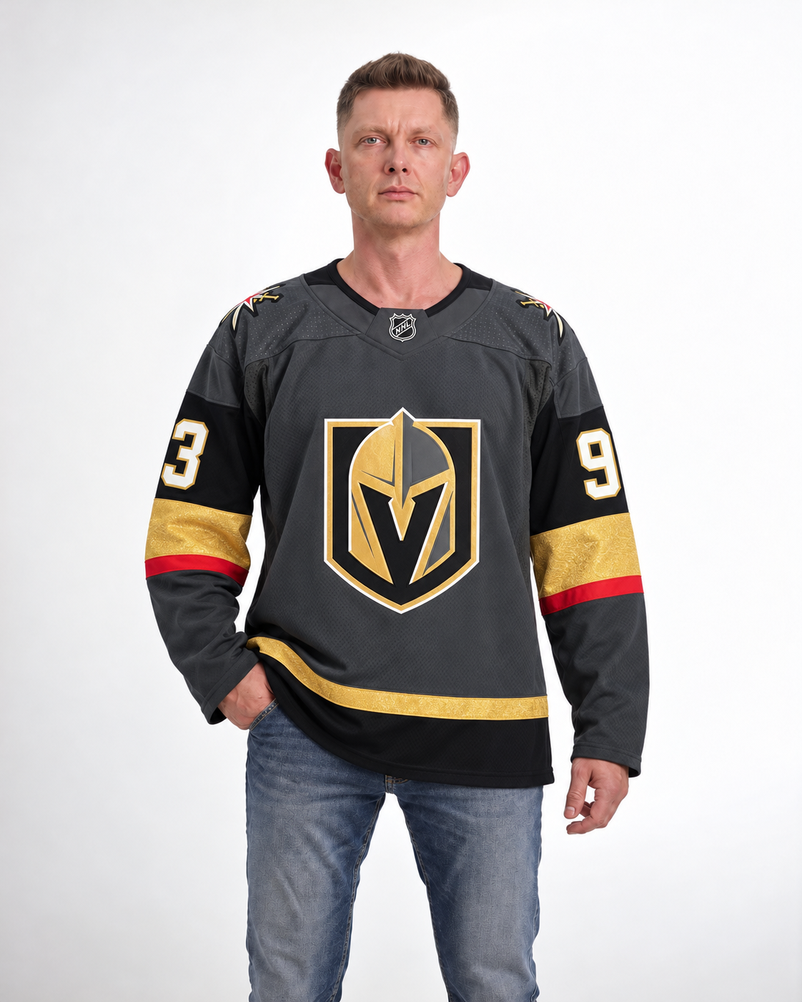 Vegas Golden Knights - Mitch Marner - Grey - Front