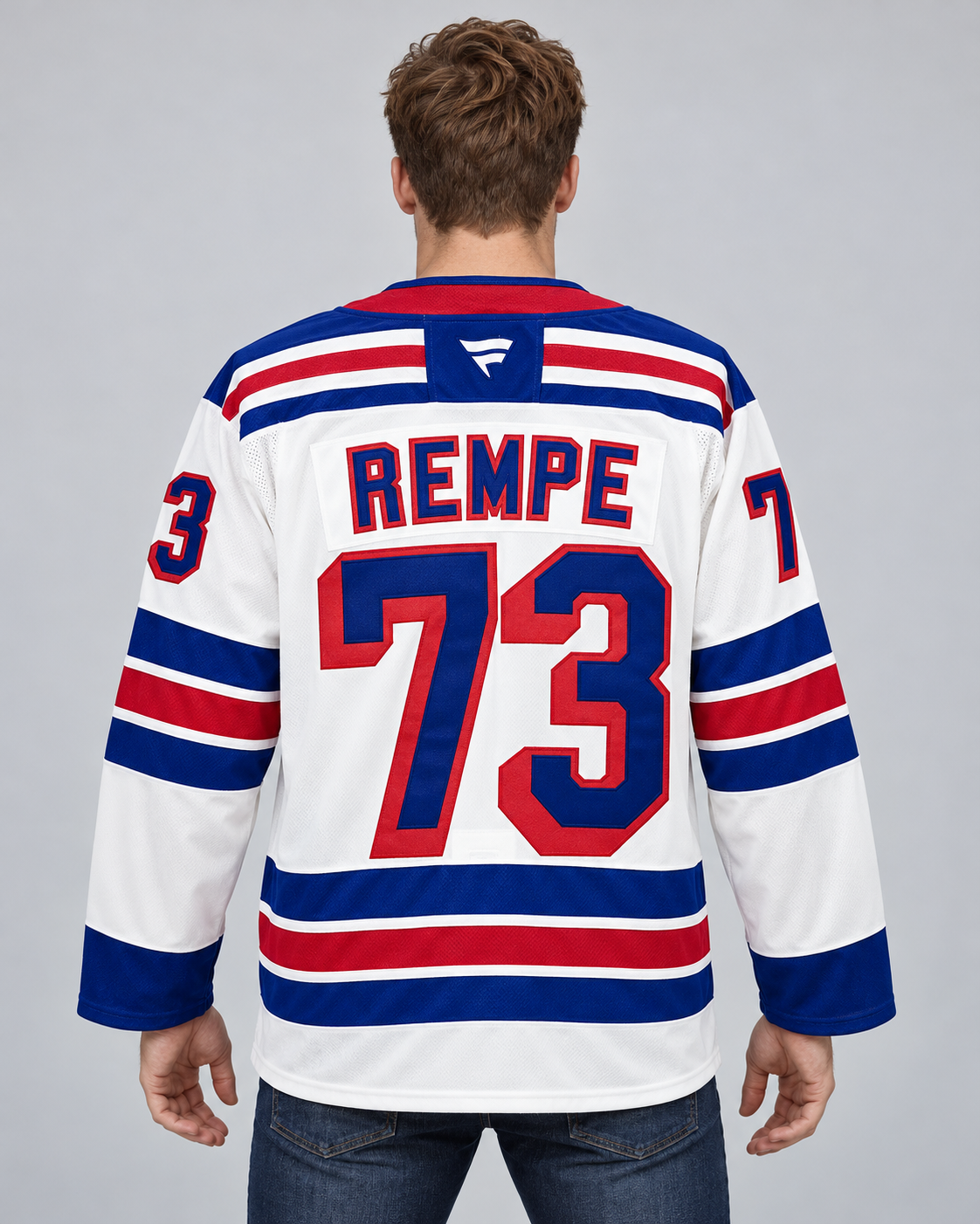 New York Rangers - Matt Rempe - White - Back