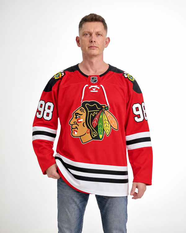 Chicago Blackhawks - Connor Bedard - Red - Front