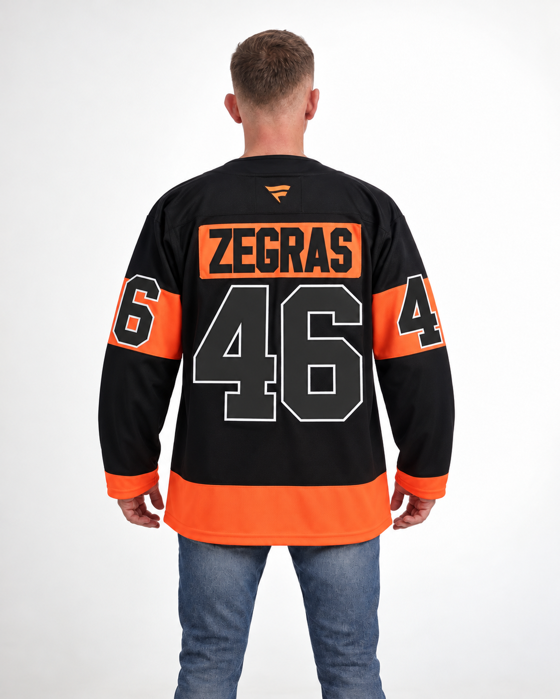 Philadelphia Flyers - Trevor Zegras - Black - Back